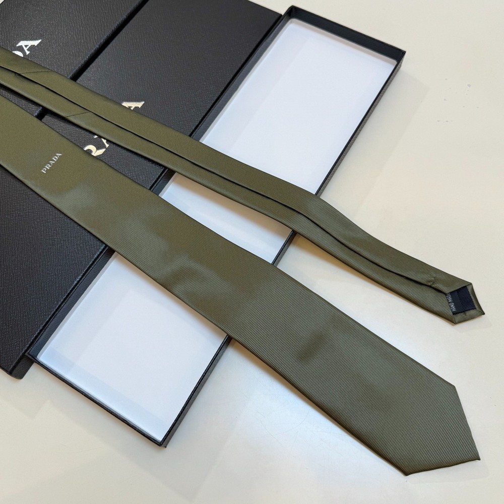 Prada logo tie