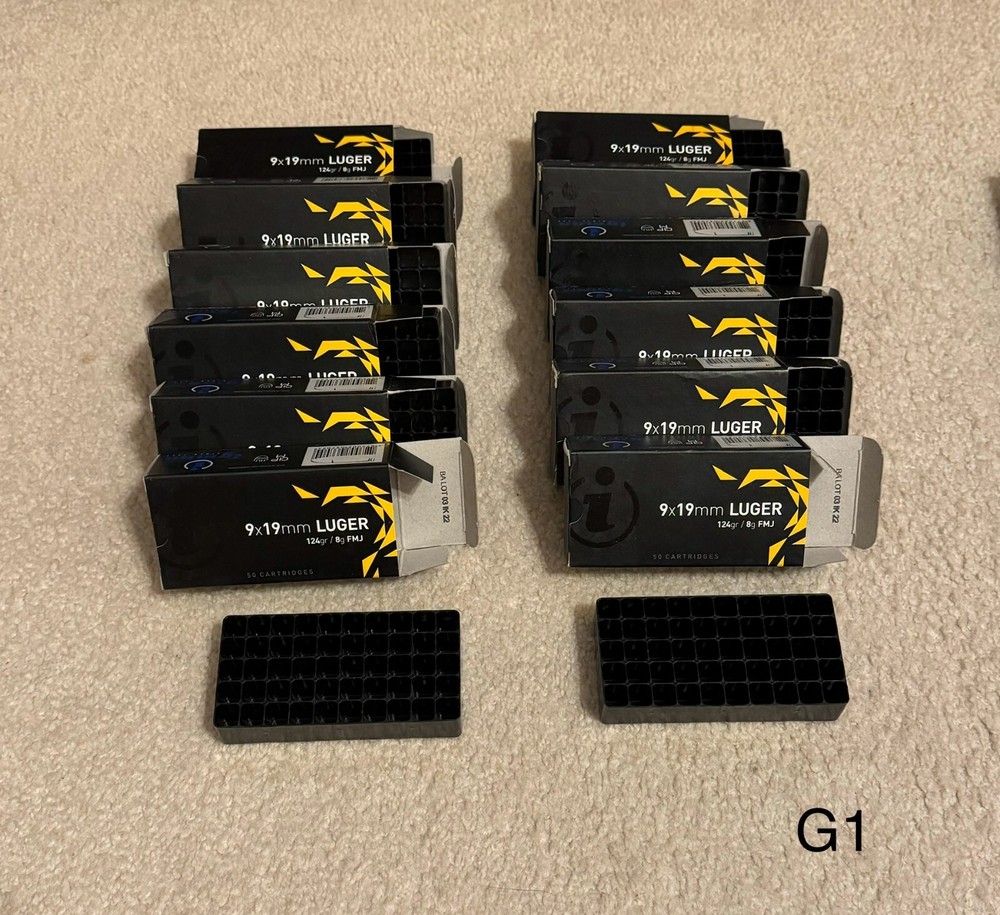 *** 9mm - Empty Igman Ammo Boxes (#G1) ***