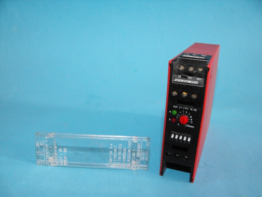 ACS Contsys MZA SEC.Multi Function Time Relay 0.1s -250sec.USED
