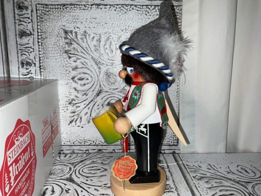 Steinbach Chubby Octoberfest Fan Beer Drinker German Nutcracker - S1353