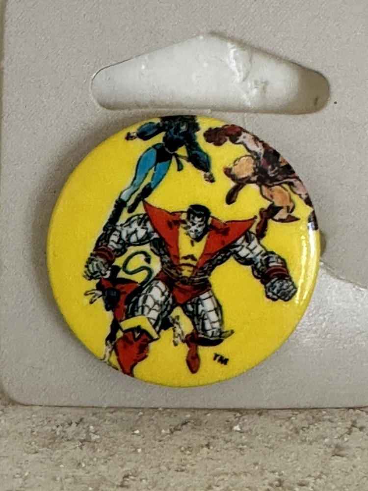 Uncanny X-men Vintage Colossus Button 1.5”