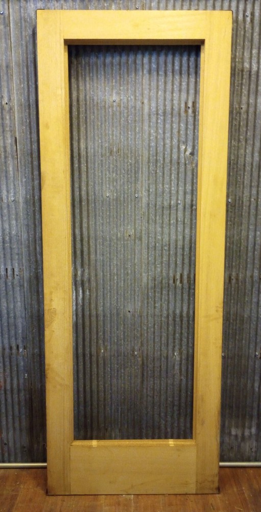 Solid Wood Full View Exterior Door Frame 30 1/4" x 80"