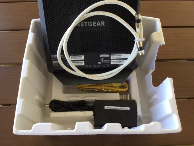 netgear AC1900 wifi cable modem router model c7000
