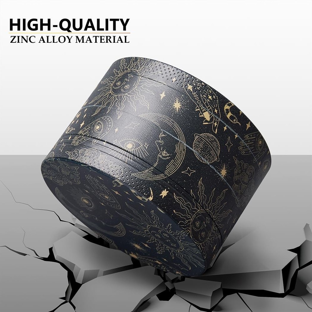 Herb Grinder 2.5" Spice Grinder Tarot Design