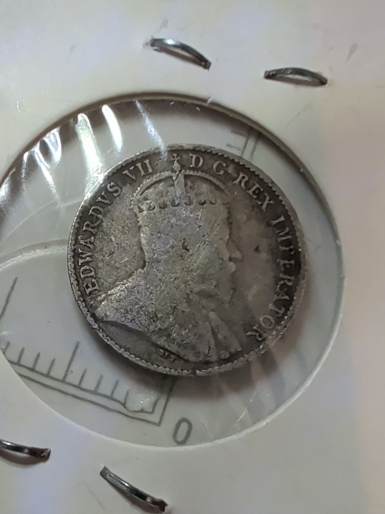 Canada 1903 5 Cents Silver Coin -No H- (BB38)