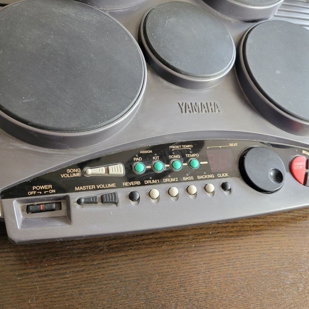 Yamaha DD-50 Percussion Electronic Digital 7 Pad Drum Tested Working with Power