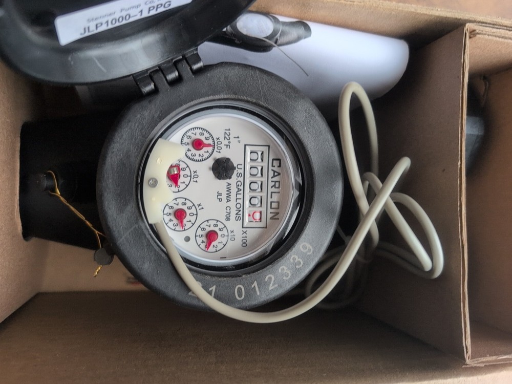Carlon JLP1000-1 PPG Water Meter