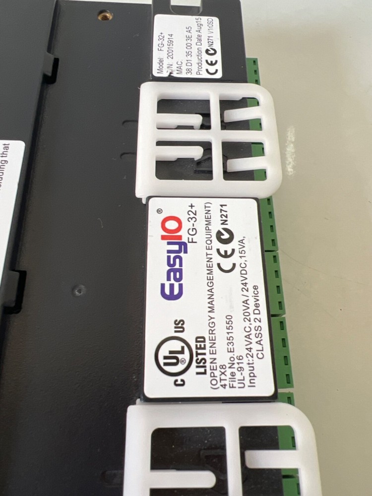 EasyIO FG32+ BMS controller (for parts )