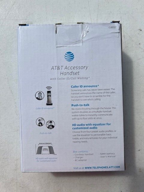 AT&T CL80107 Replacement Cordless Phone Handset
