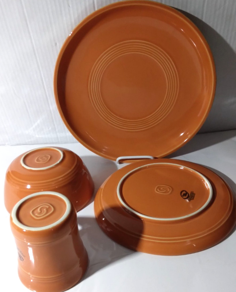 The Cellar Dinnerware Dinner Plates, Coffee Mug and Bowl 4-Piece Set