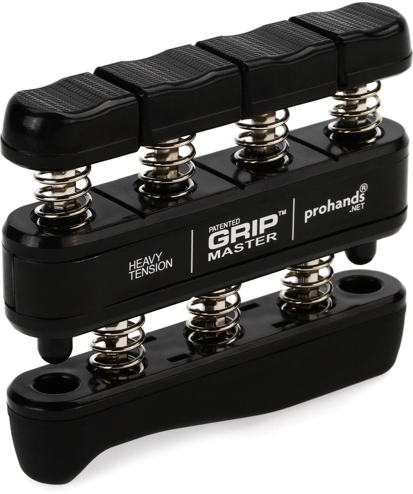 ProHands Gripmaster Hand Exerciser - Black (Heavy Tension) (2-pack) Bundle
