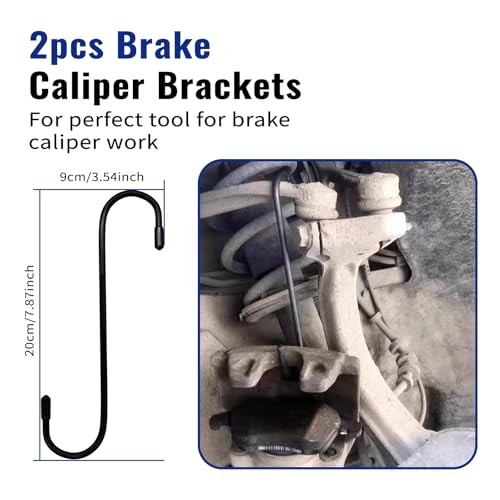 Brake Caliper Compression Tool, Universal Caliper Piston Compressor Tool, 360°