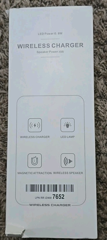 Iphone - Mood Light Wireless Charger Speaker