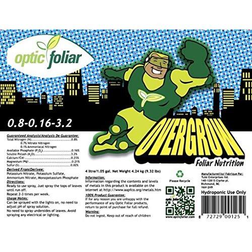 Optic Foliar OVERGROW RTU 4 Liter