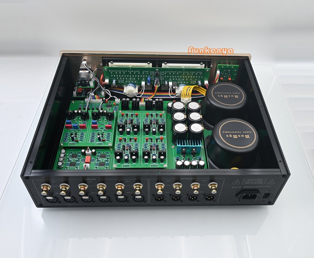 Reference C2860 Plus Hi-End HiFi VU Meter Preamplifier Home Audio