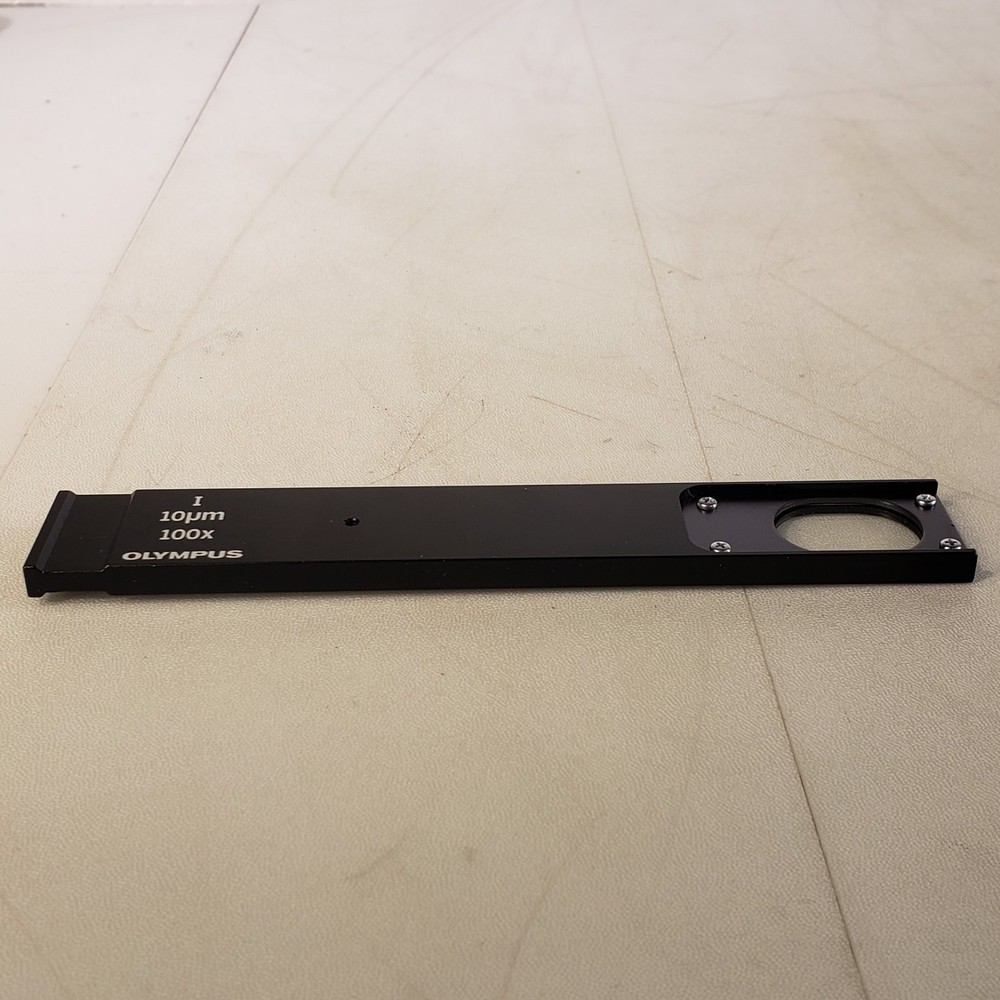 Olympus AH2-SLM10 Microscope Slide Filter Optics 100x BIN#54-08