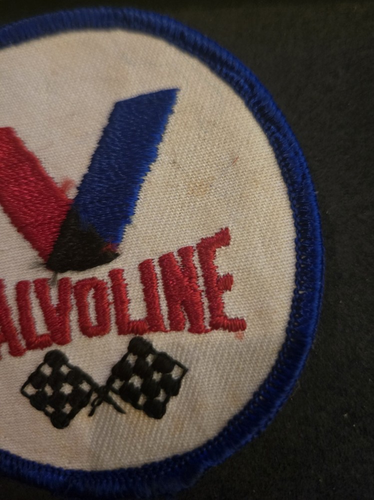 Vtg Valvoline Racing Jacket Patch USED