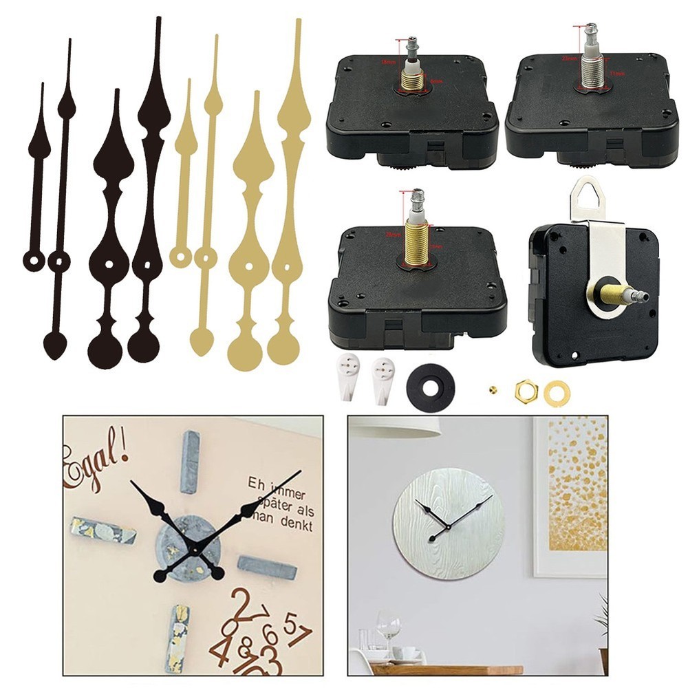 User Friendly Clock Movement with Metal Pointer and Clear Instructions