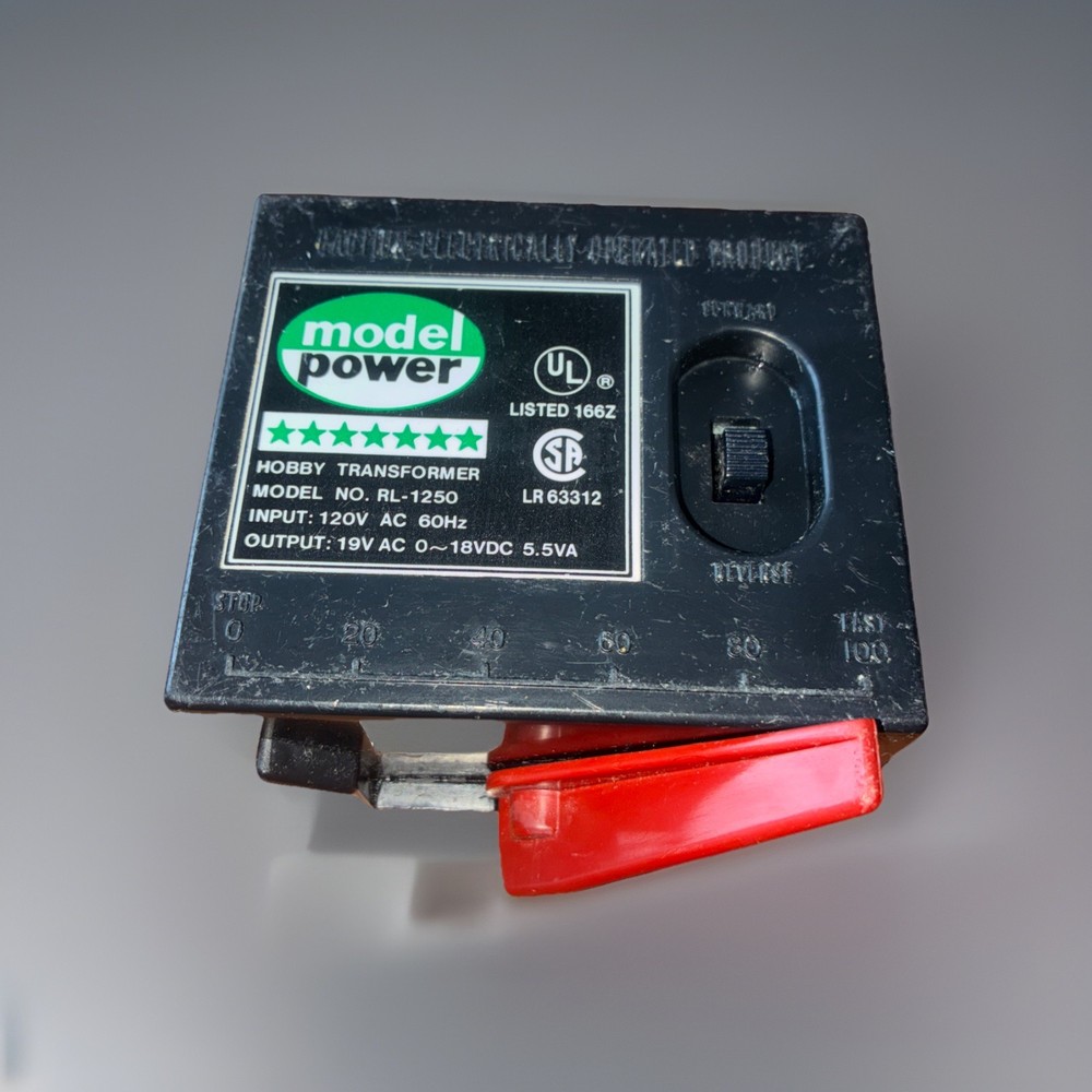 Model Power Hobby Transformer #RL-1250, Model Train Control Tested