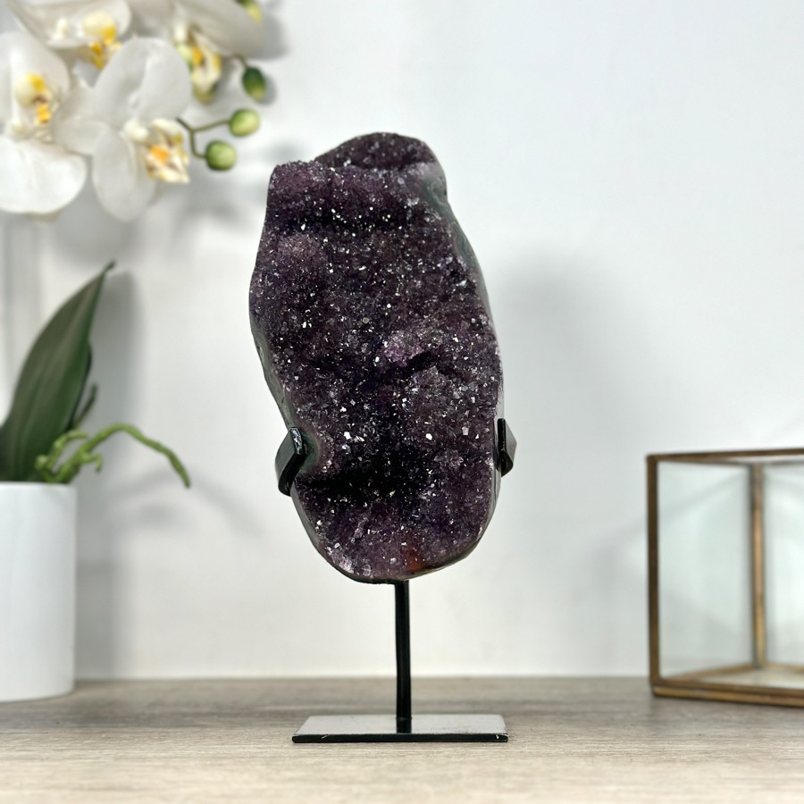 Natural Amethyst Crystal with Stalactite Formations. MWS2553