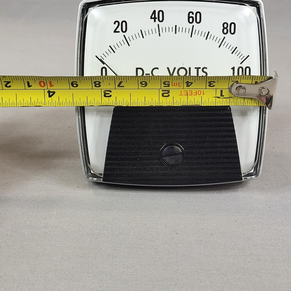 General Electric GE DC Voltmeter 0-100V Analog Panel Meter 162011PKPK