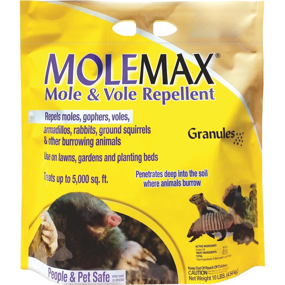 Mole Max 10 lb Mole & Vole Repellent Granules Ready-to-Use