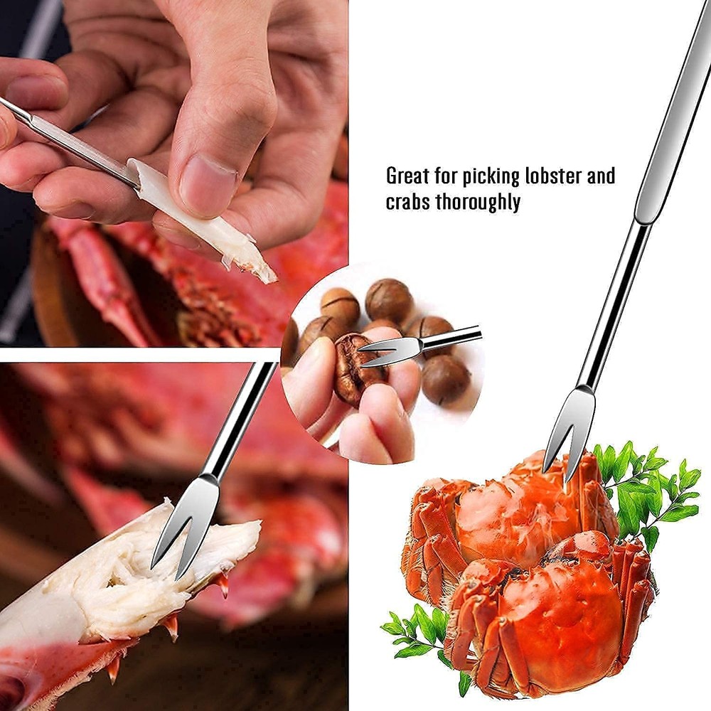 Crab Leg Crackers and Tools - Premium No Rust Lobster & Seafood...