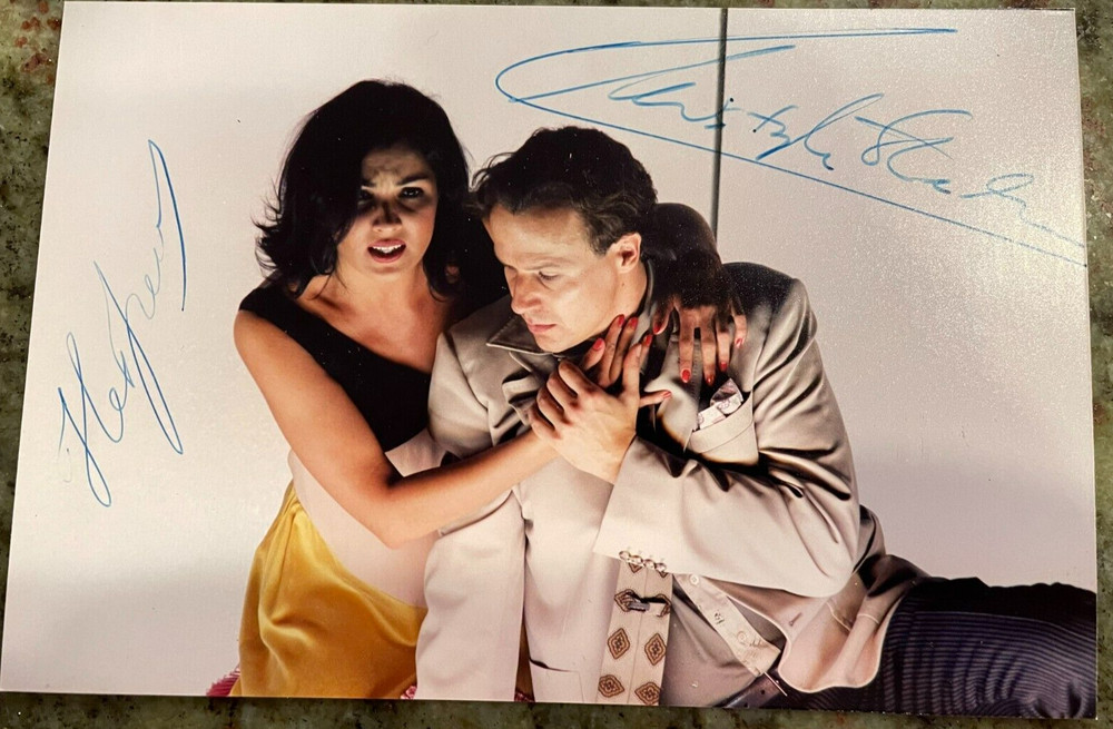 Anna Netrebko Christoph Strehl Signed/Autograph  4x6