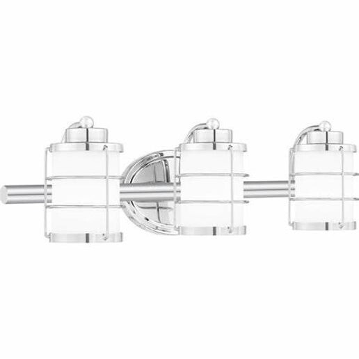 Ashley Harbour Underhill 3-Light Polished Chrome Vanity Light