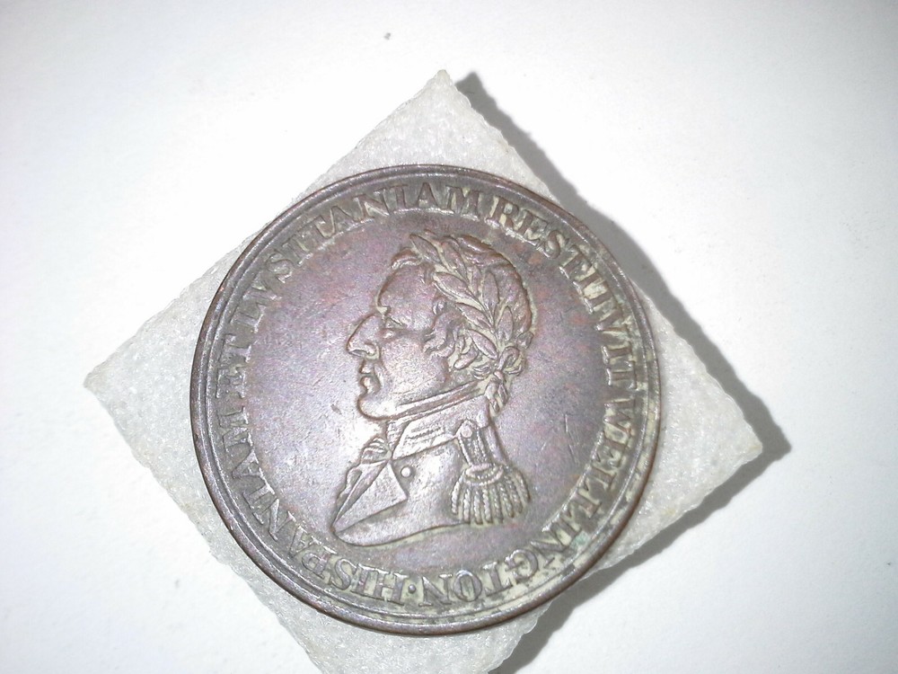 1812 CUIDAD MADRID WELLINGTON CANADA  TOKEN VG CONDITION