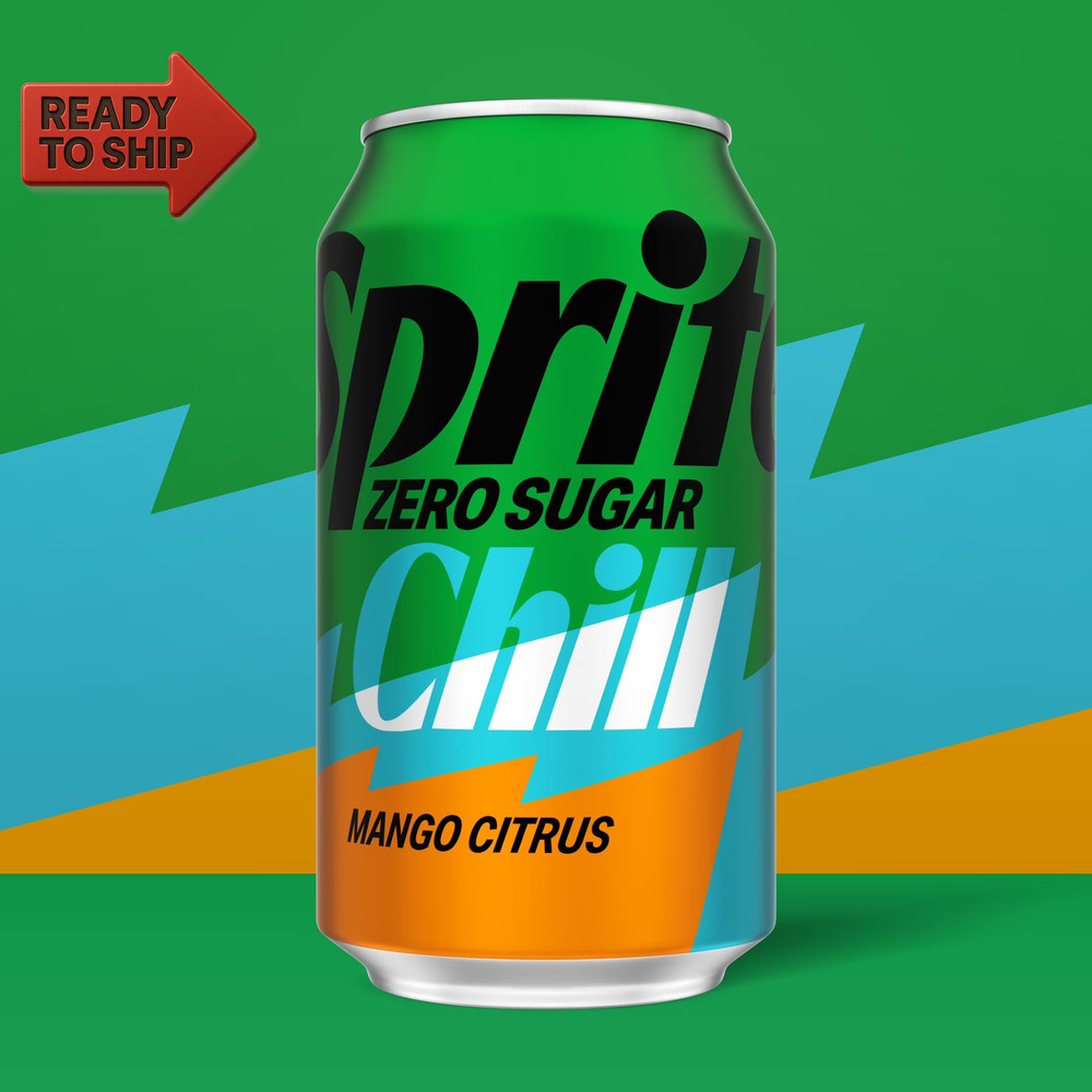 Zero Sugar Chill Mango Citrus Soda Pop Cans, 12 Fl Oz, 12 Pack