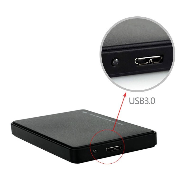 USB 3.0 2TB SATA SSD External Hard Drive Portable Desktop Mobile Hard Disk Case