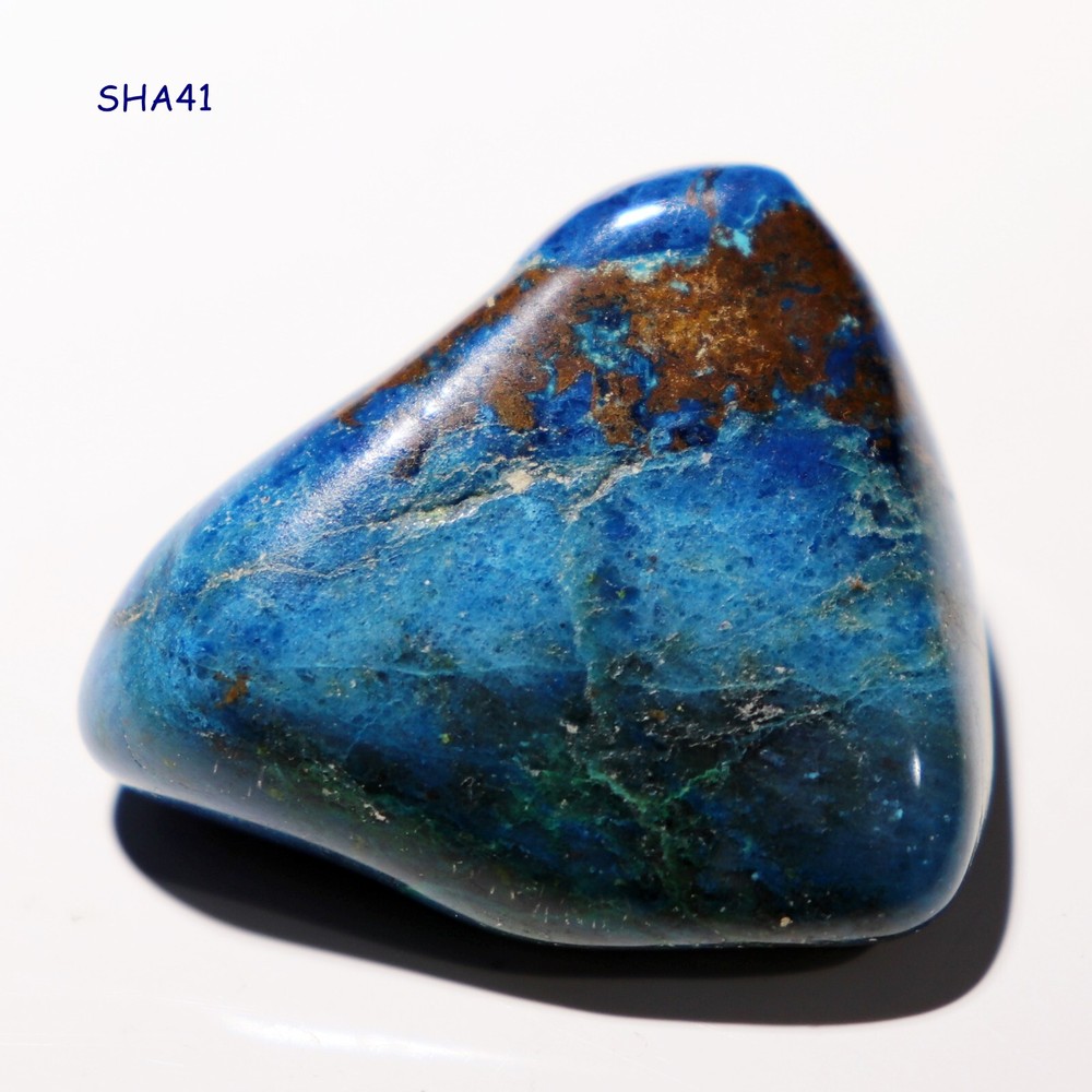 Tumbled Polished Stone: Shattuckite from Namibia (Your Choice)