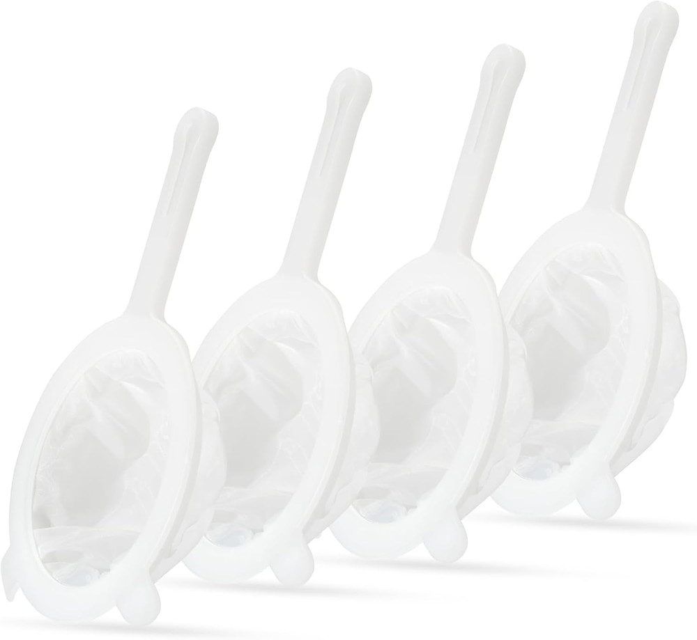 Premium Multi-Mesh Strainer Set, 4 Pack - 100/200/300/400 Mesh, Nylon & Plastic