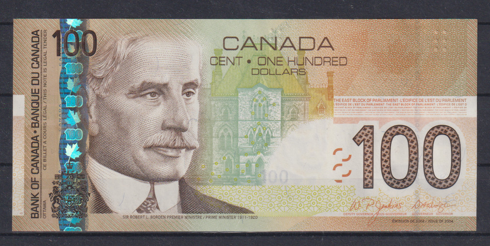 Canada 100 Dollars 2004 UNC &3
