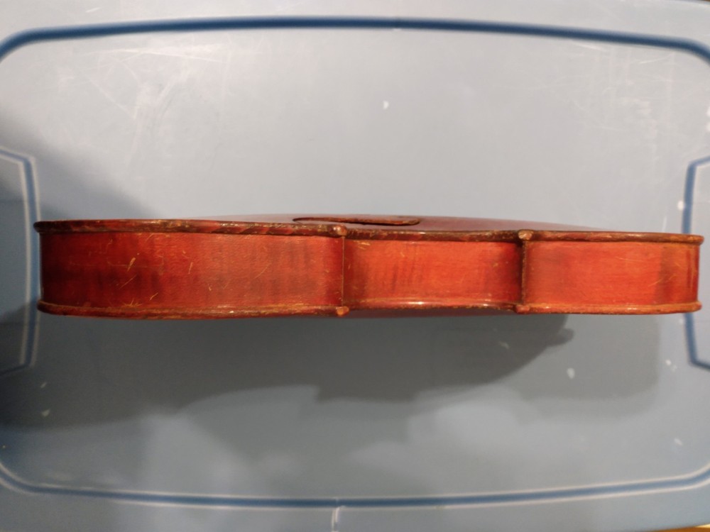 Antique Violin As Found