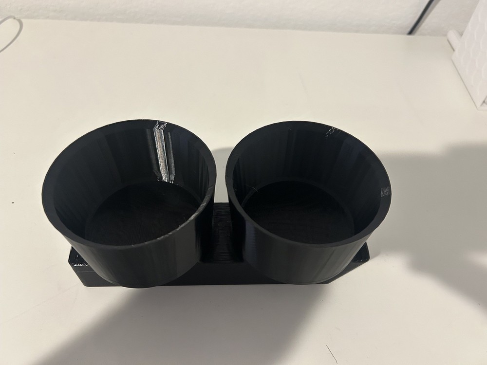 BMW E30 Cupholder Double 20oz Cup Holder Black