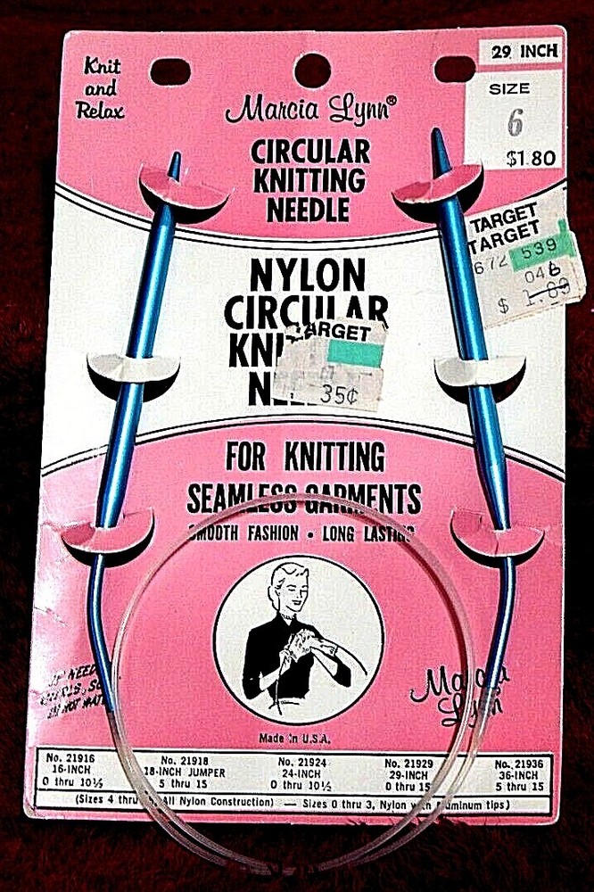 Marcia Lynn Circular Knitting Needles Size 6 29"