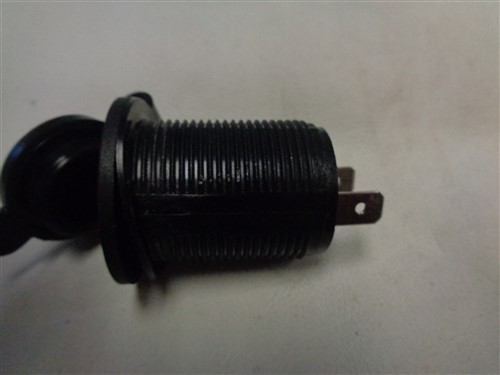 12 VOLT SOCKET BLACK MARINE BOAT