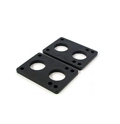 TRINITY SKATEBOARD RISER PADS BLACK 1/4 INCH