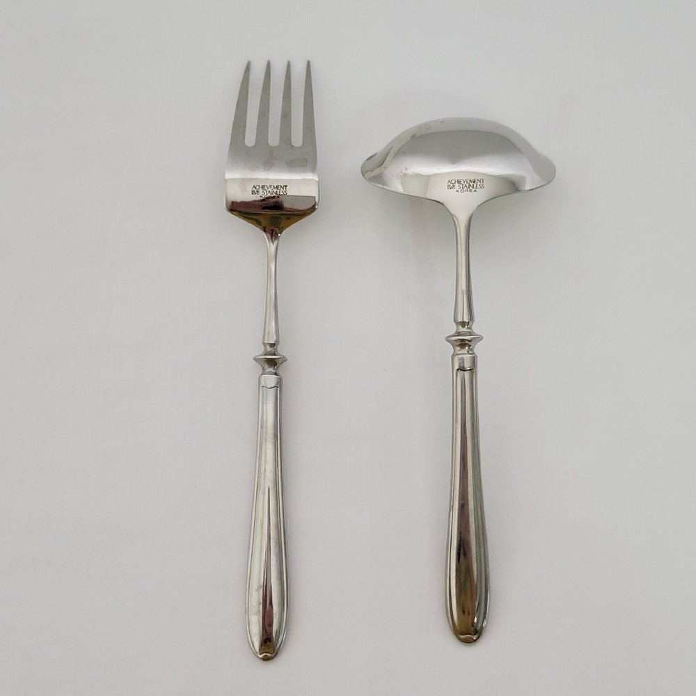 Oneida Sentimental 18/8 Stainless 6 Piece Serving Set Flatware Achievement
