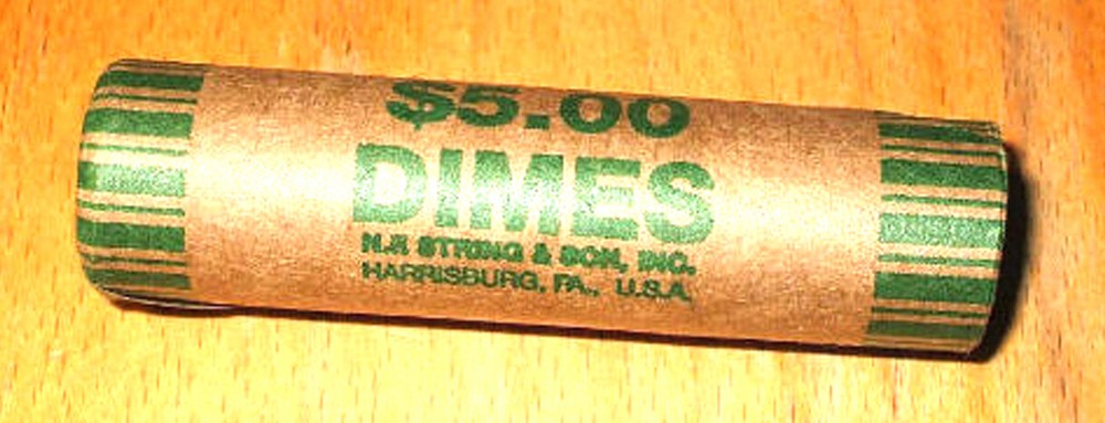 1973-P Uncirculated ROOSEVELT DIME ROLL 💥💥💥💥💥💥💥💥💥💥💥💥💥💥💥💥💥💥💥💥