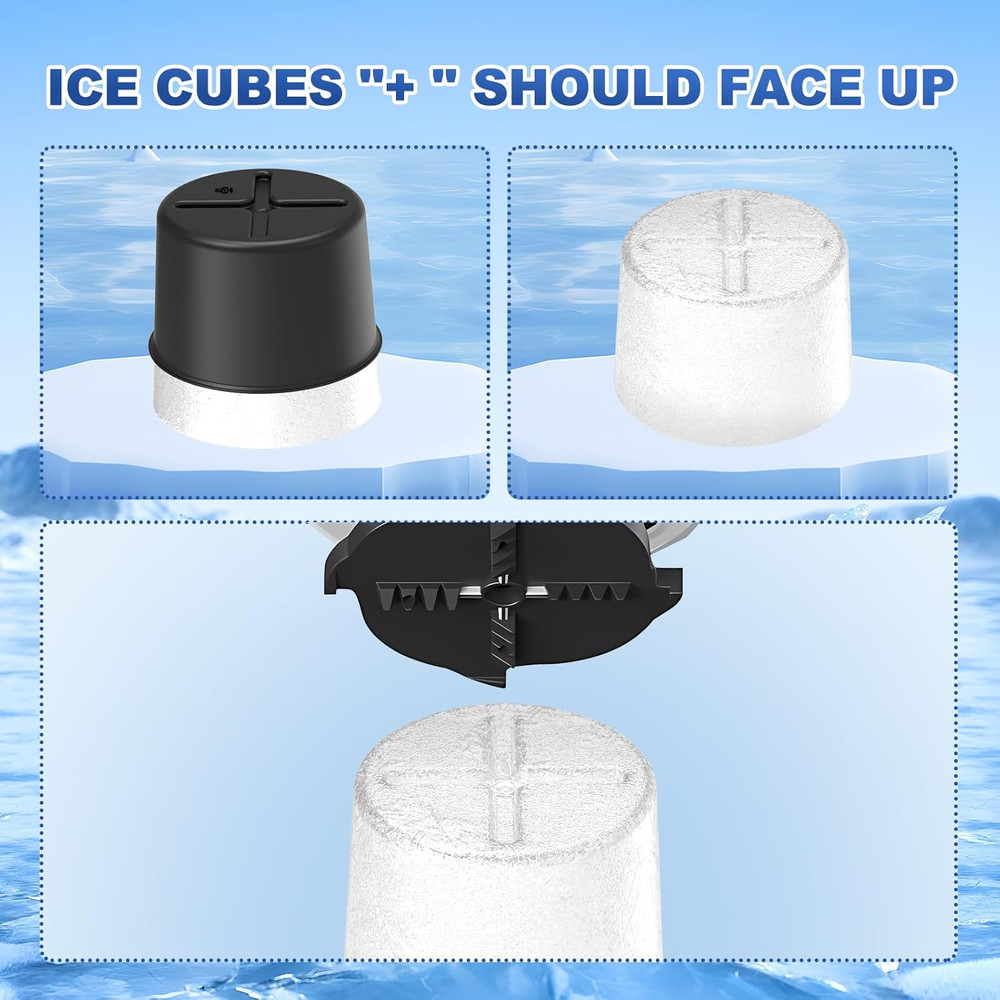 Ice Mold Accessory for Kitchenaid Shave Ice Attachment, Reusable Plastic Ice Mol
