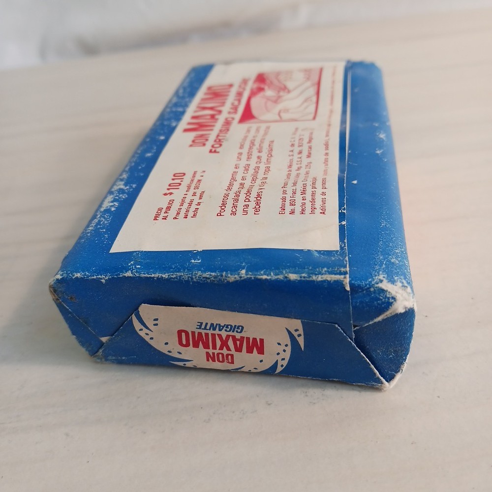 Vintage Don Maximo Laundry Bar Soap Detergent Mexico