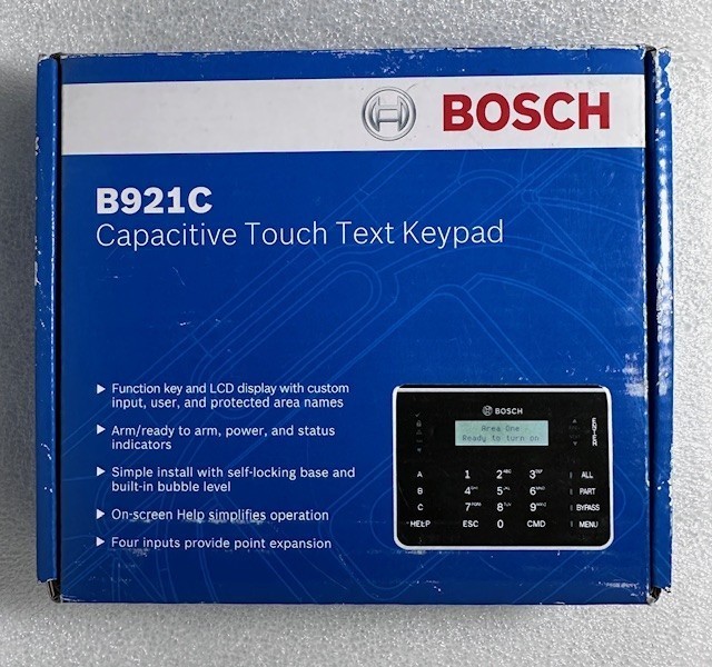 Bosch B921C Capacitive Touch Text Keypad