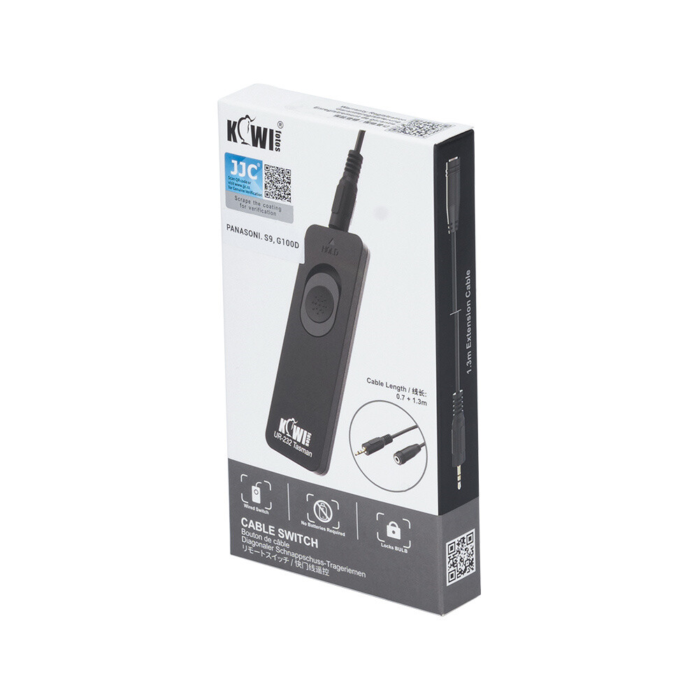 JJC Remote Control Shutter Release Cable for Panasonic Lumix S9 G100D Camera