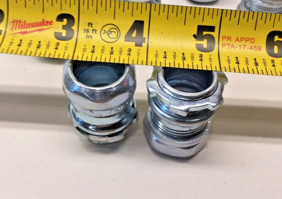 Fitting 2902 Compression Connector 1/2 Coupling (Pack of 8)