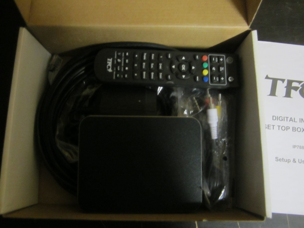 TFC Digital IPTV Set Top Box IPTV Set Open Box