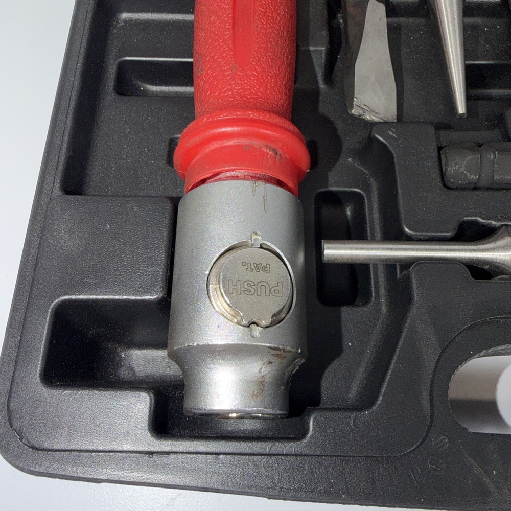 MAC Tools PCS1000K PCS1-1 13pc Interchangeable Punch & Chisel Set W/Case NICE!!