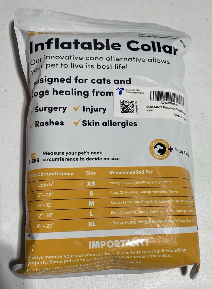 Bencmate Inflatable Collar Size XL